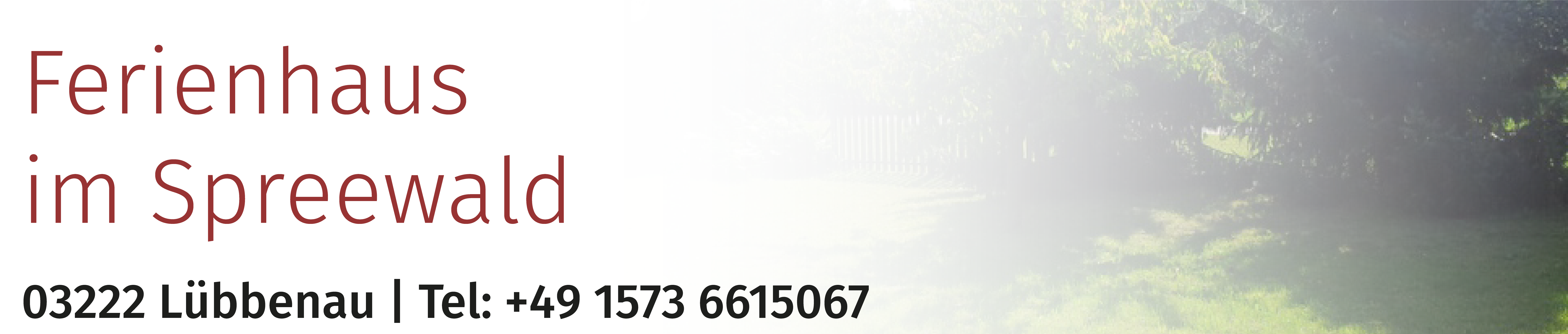 Ihr Ferienhaus im Spreewald